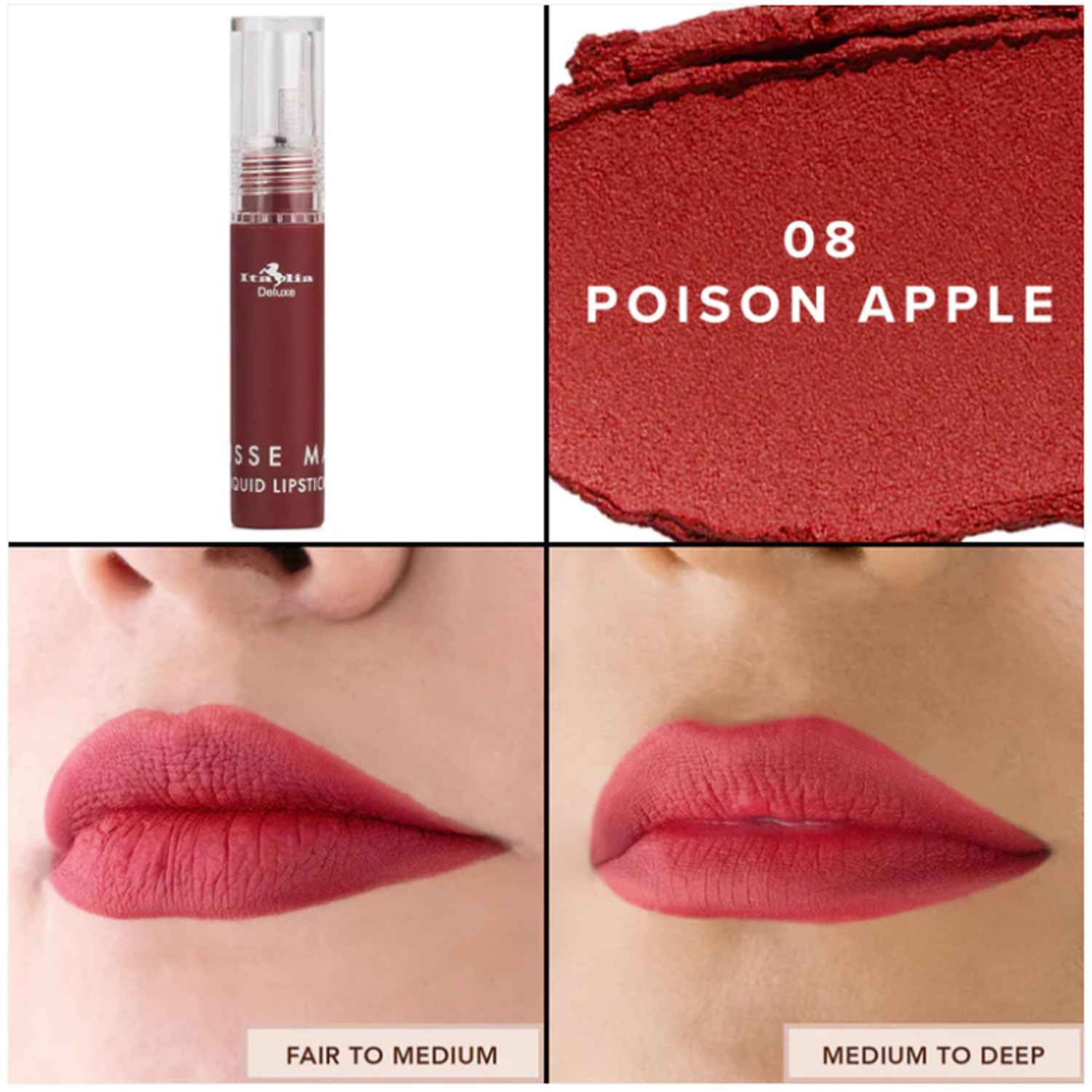 Labial Líquido Italia Mousse Matte