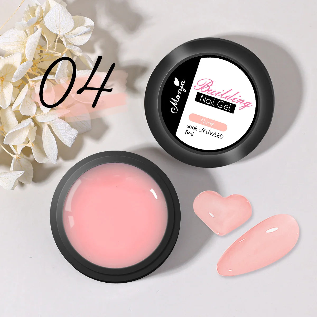 Gel transparente para extensiones de uñas (5/15 ml), esculpido 3D, aplicación en casa con luz UV/LED