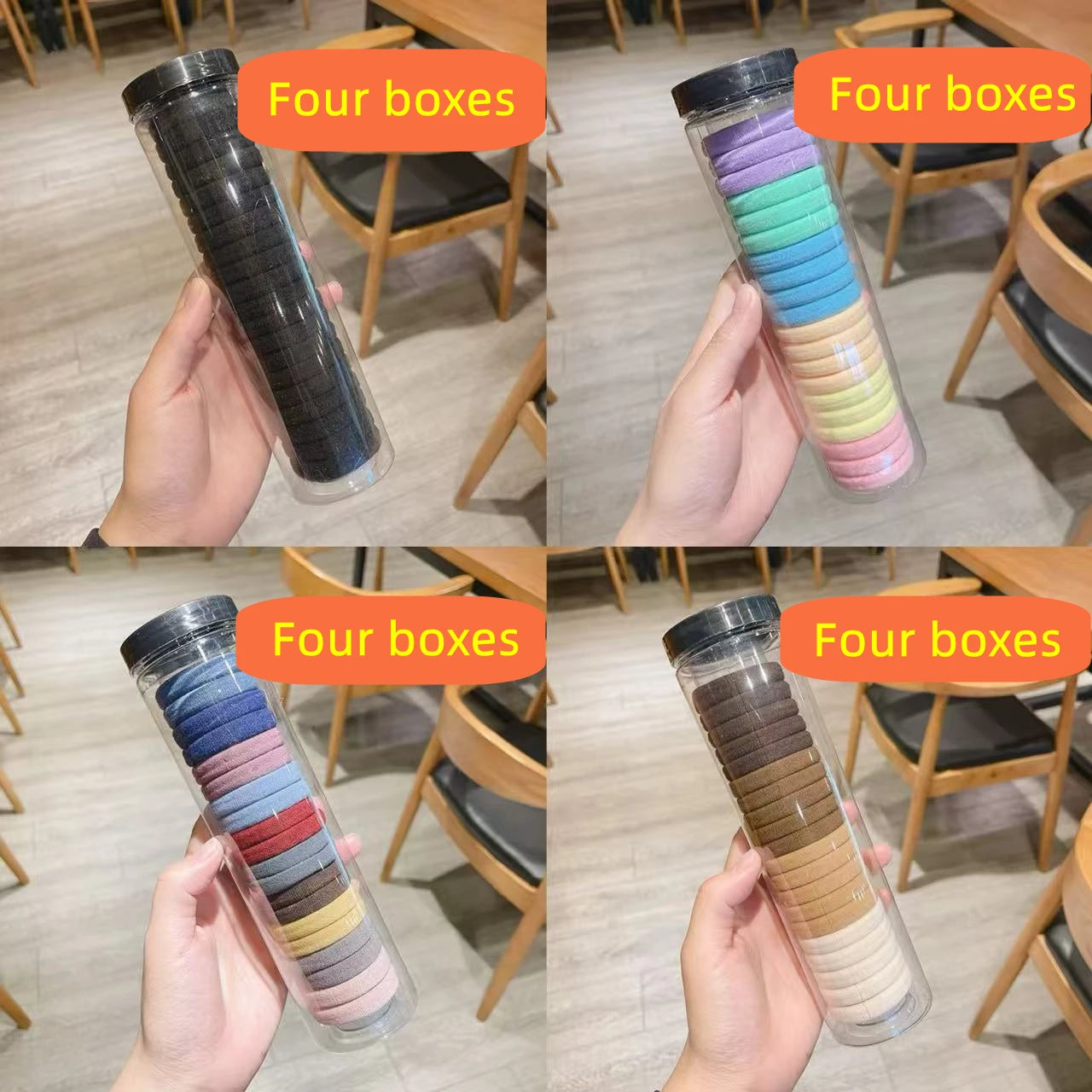 20 Coleteros estilo francés: bandas elásticas para el pelo para uso diario