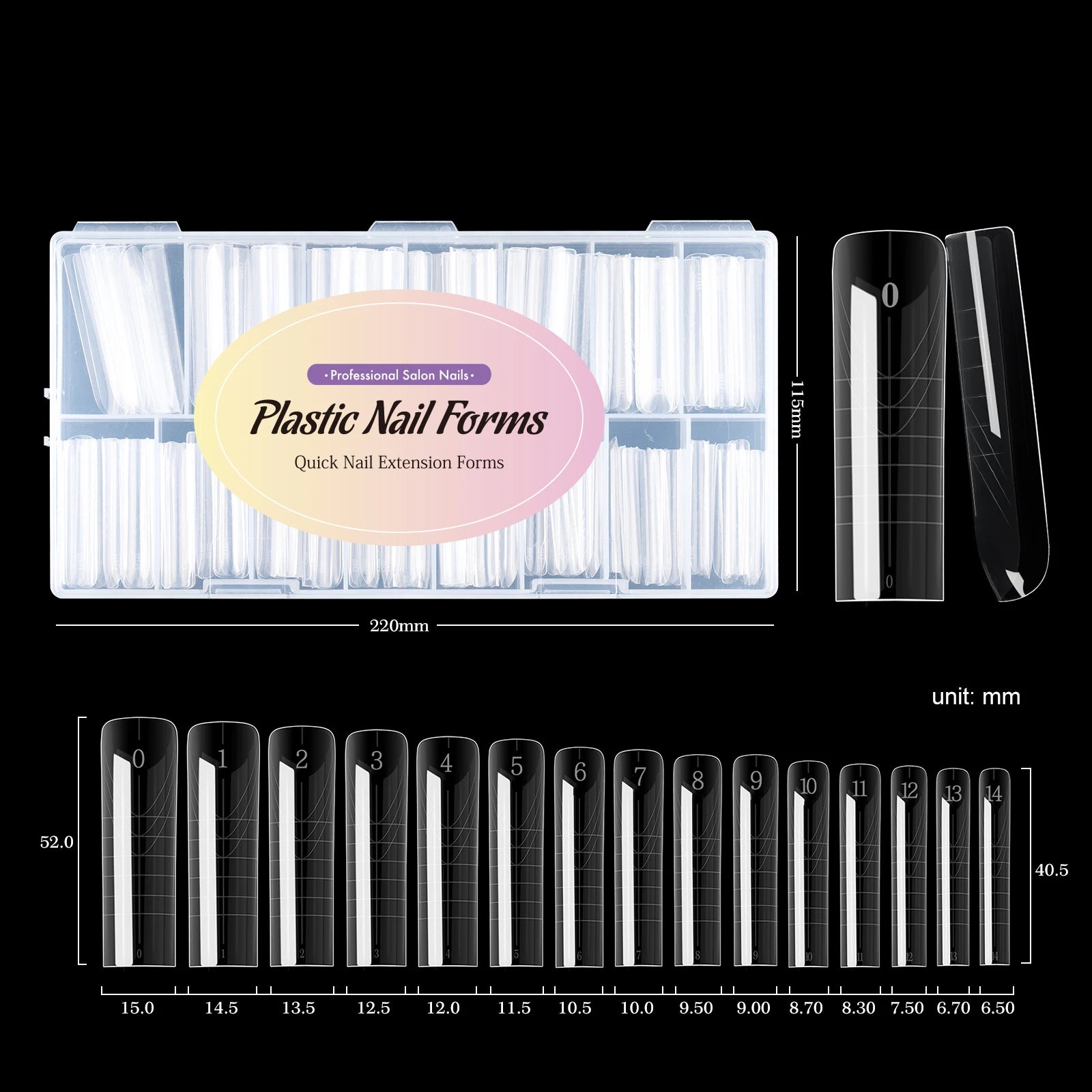 Formas de uñas dobles: extensiones de uñas de gel y acrílicas de cobertura total