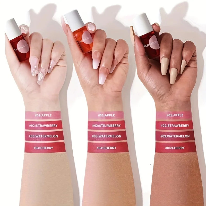 Gloss Lip Tint – 4 tonos con alta pigmentación e hidratación