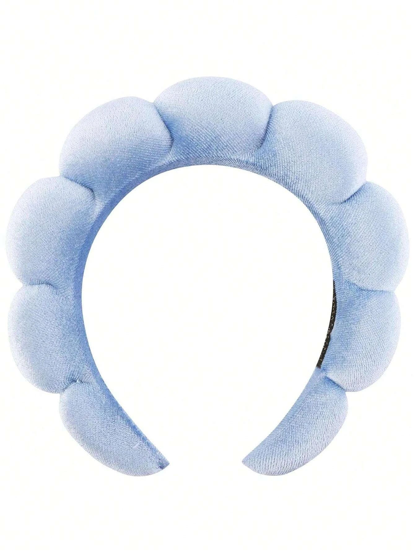 Luxury Fiber Headband & Wristband Set – Perfect for Skincare & Makeup