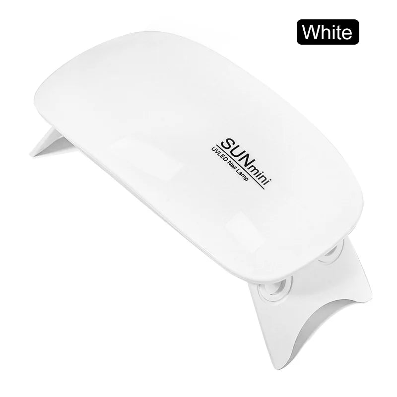 Lámpara LED UV para uñas – Secador de esmalte de gel de 24/6 W con sensor de movimiento