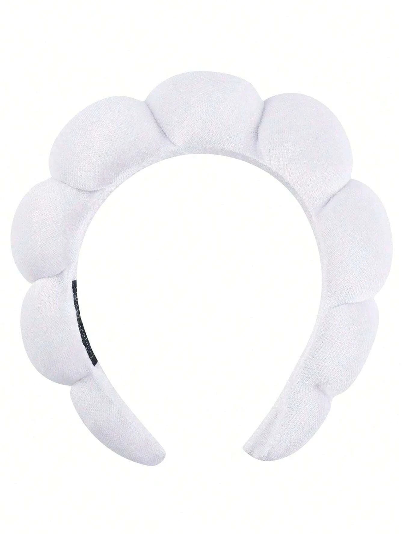 Luxury Fiber Headband & Wristband Set – Perfect for Skincare & Makeup