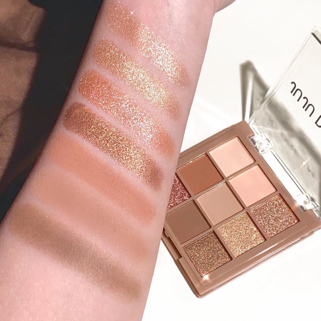 Paleta de sombras de ojos profesional de lujo: de 9 a 18 colores | Mate y brillante, textura aterciopelada, alta pigmentación y resistente al agua