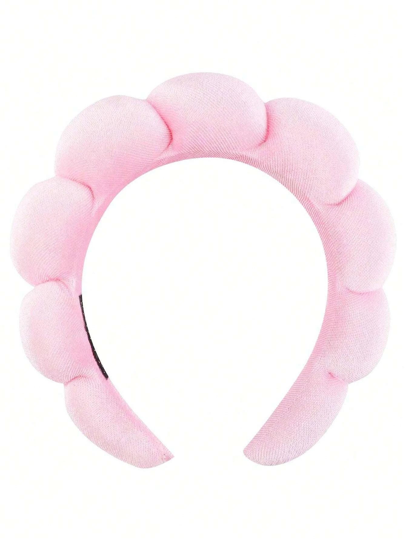 Luxury Fiber Headband & Wristband Set – Perfect for Skincare & Makeup