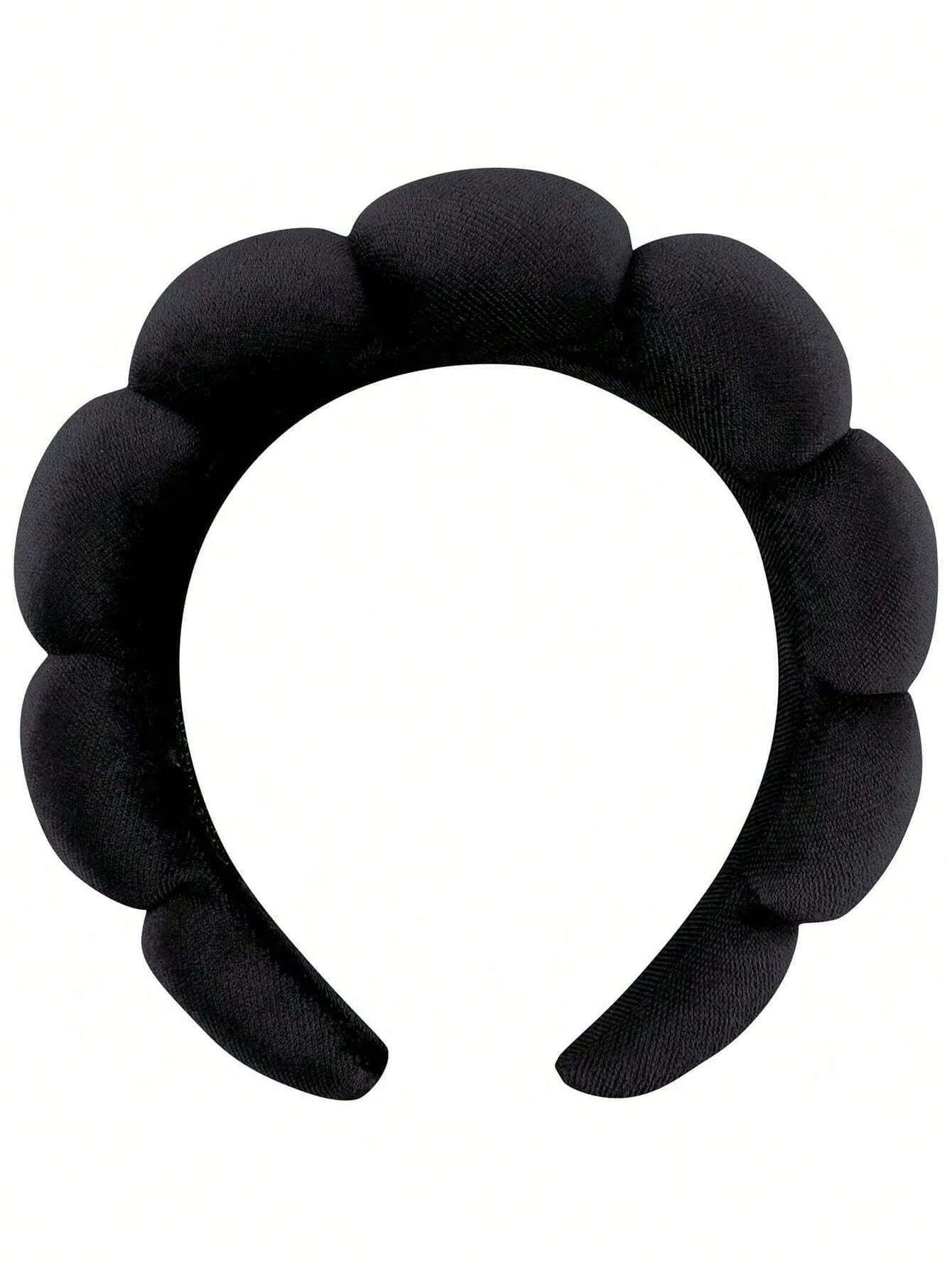 Luxury Fiber Headband & Wristband Set – Perfect for Skincare & Makeup