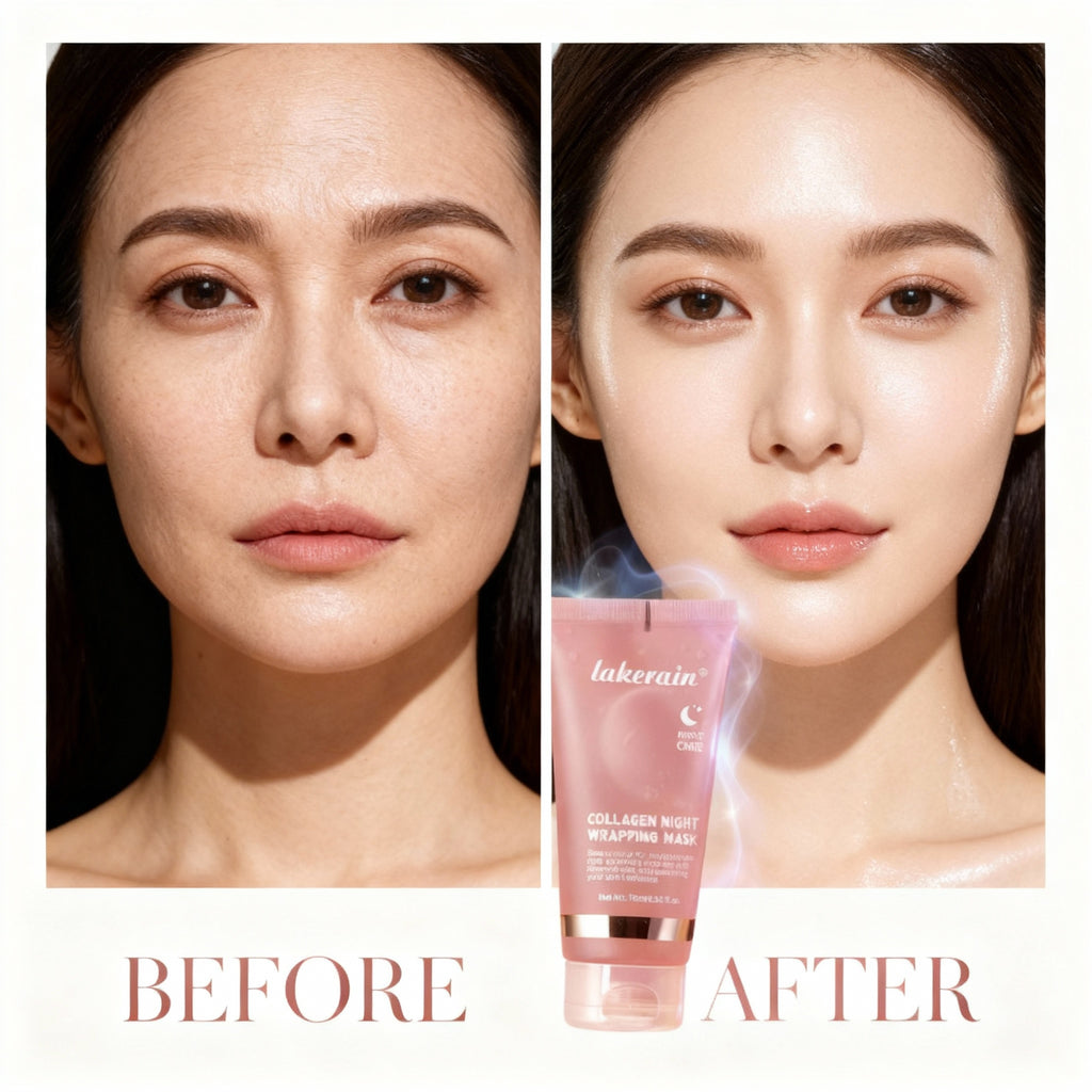 Mascarilla hidratante de colágeno de noche de Lakerain: elasticidad y luminosidad